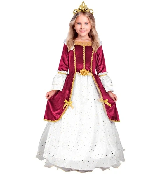 Prinses rood kostuum Luuke kinderen - Image 3