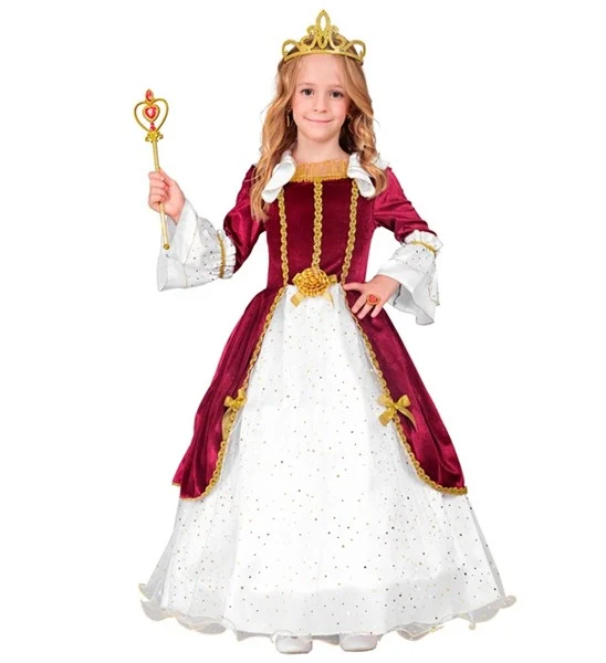 Prinses rood kostuum Luuke kinderen - Image 4