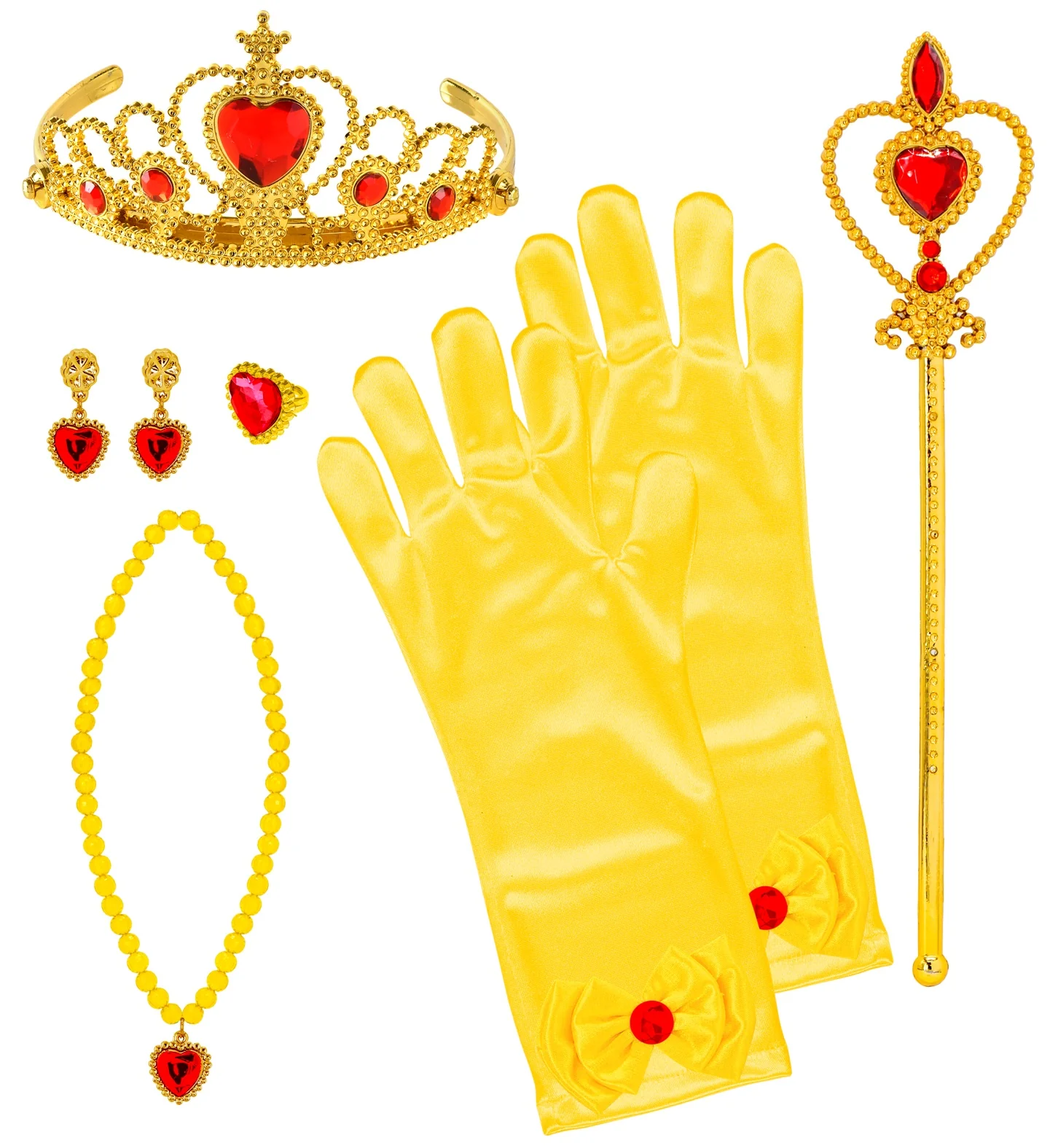 Prinses set  Anna geel