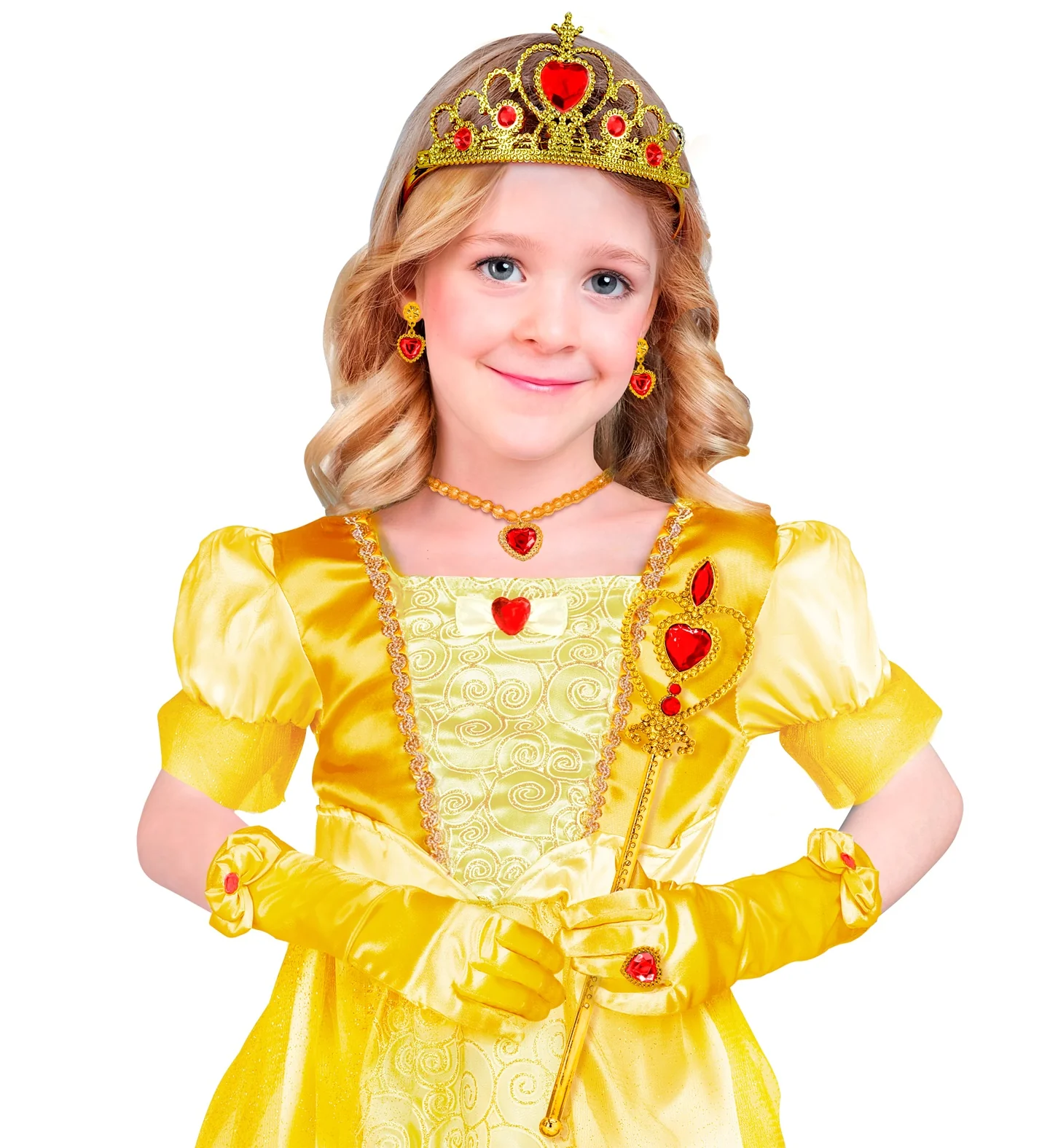 Prinses set  Anna geel - Image 2