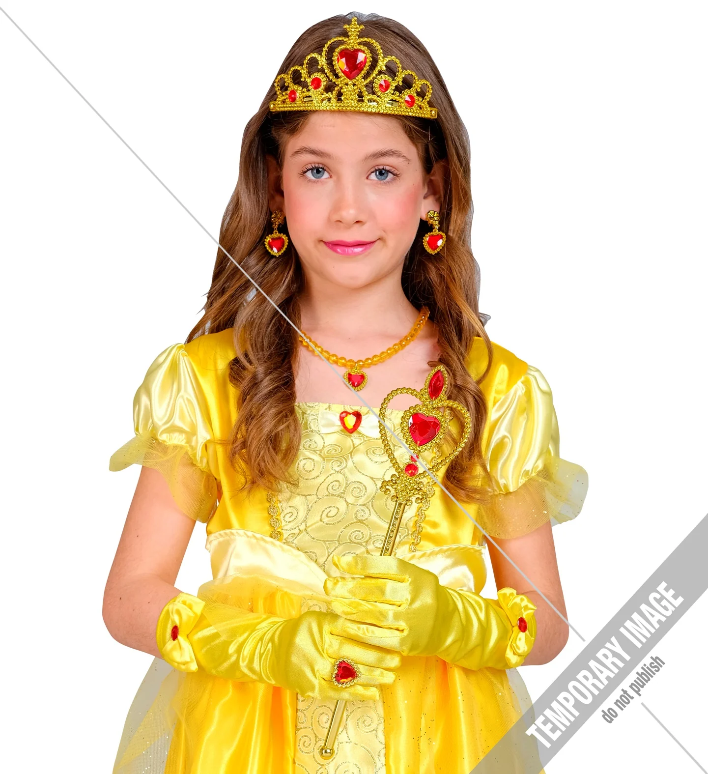 Prinses set  Anna geel - Image 4