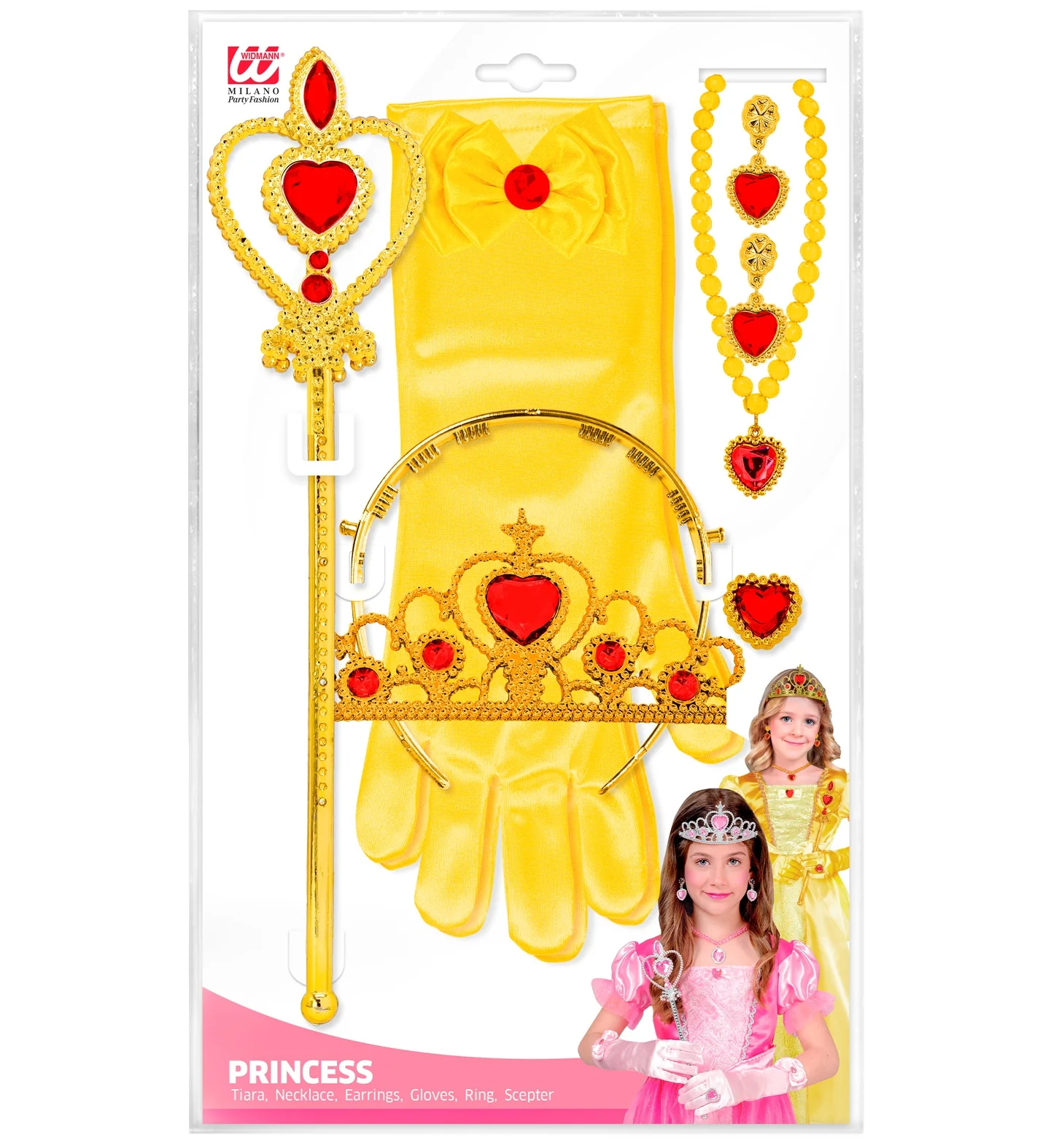 Prinses set  Anna geel - Image 5