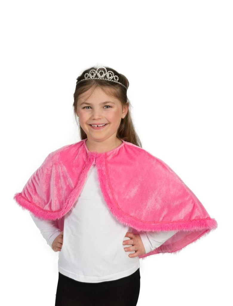 Prinsessen cape kind roze