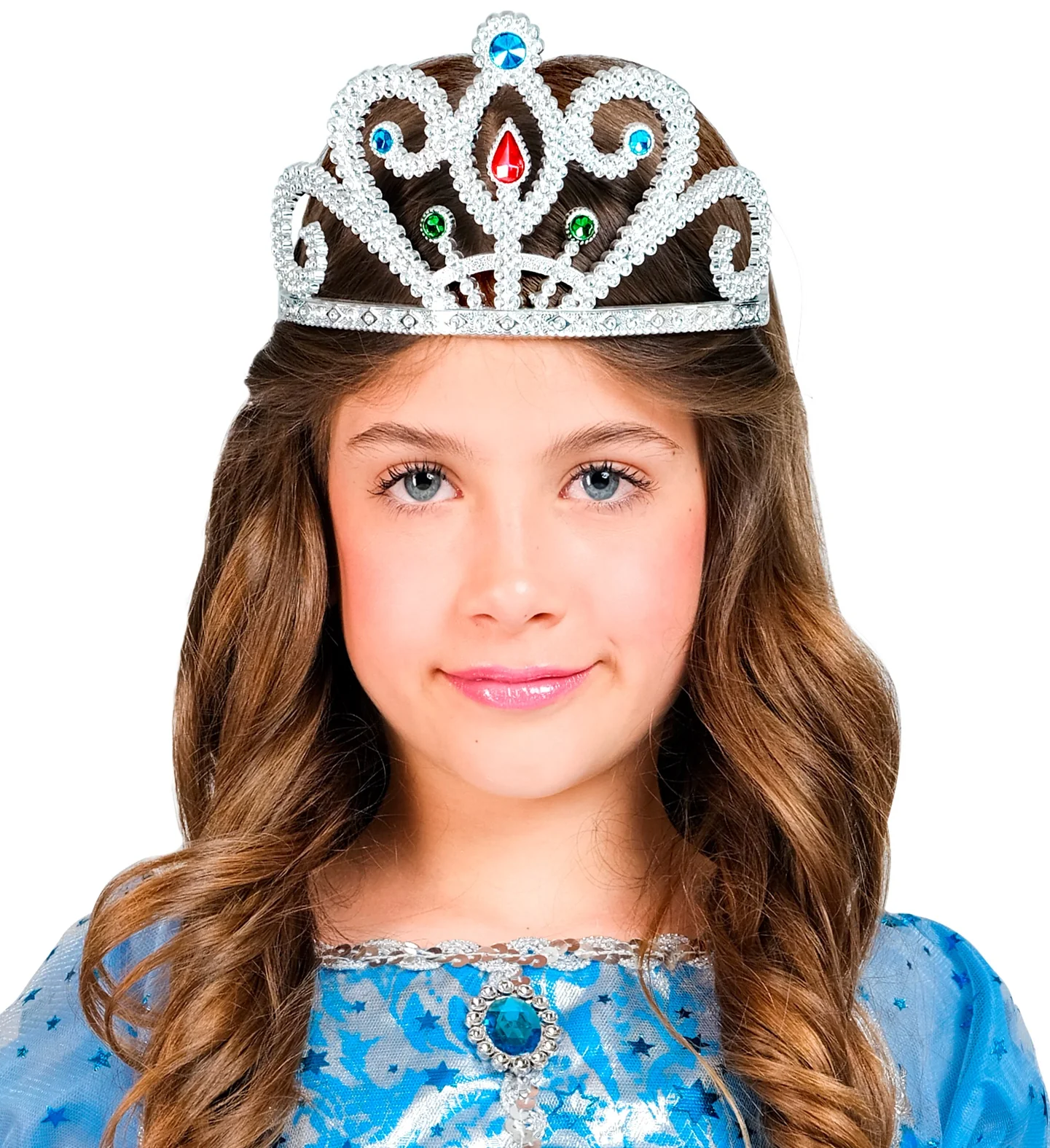 Prinsessenkroon met diamanten zilver - Image 4