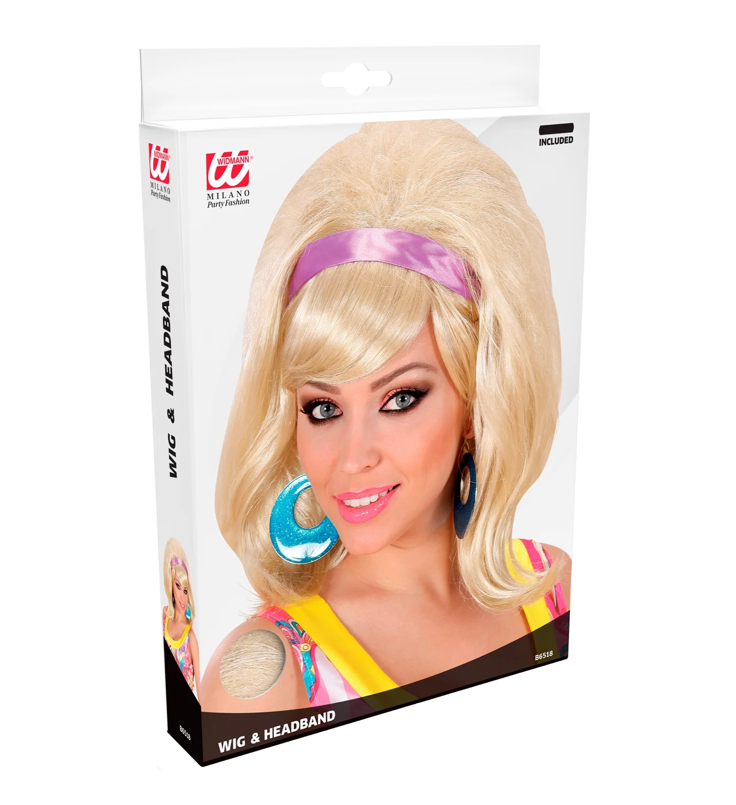 pruik 60s modieus blond - Image 2
