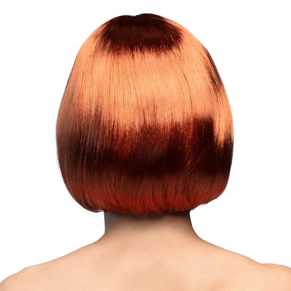 Boblijn pruik Cabaret koper bruin - Image 3