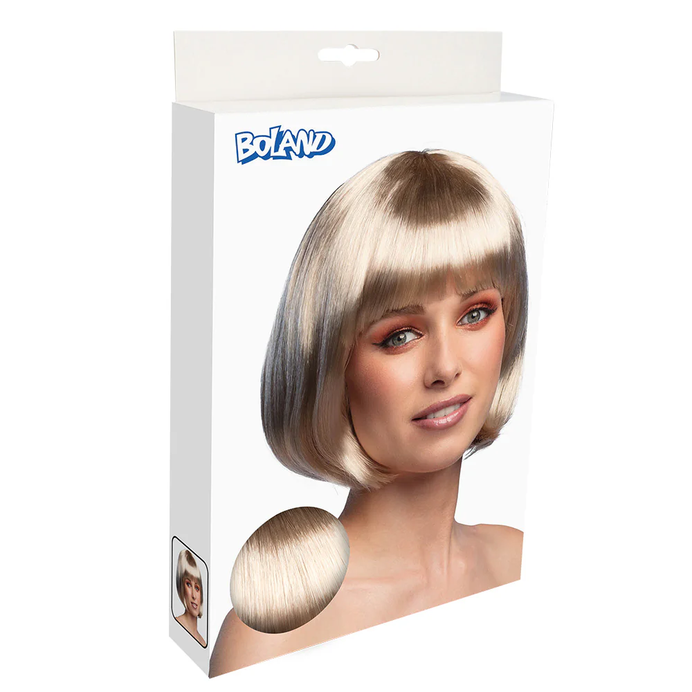 Boblijn pruik Cabaret platinum blond - Image 4