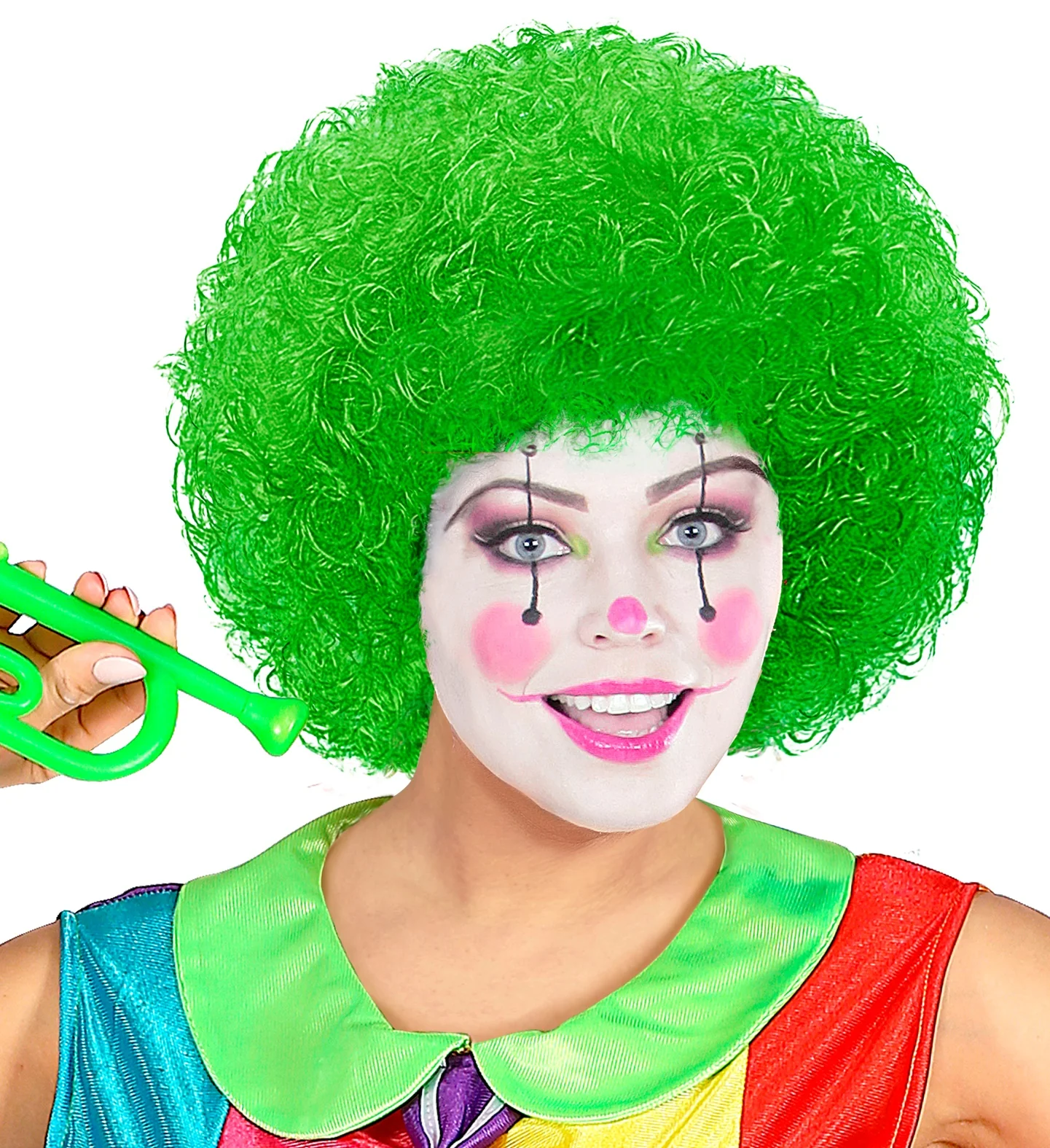 pruik clown groen - Image 3
