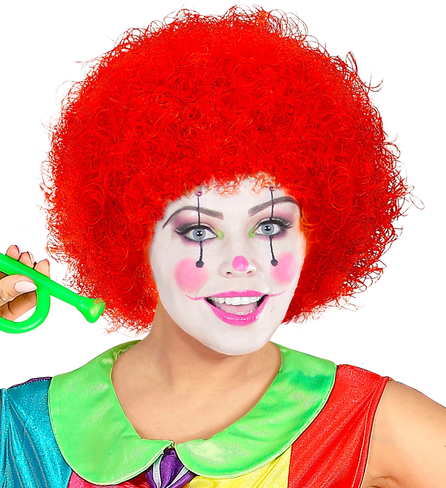 pruik clown rood - Image 2