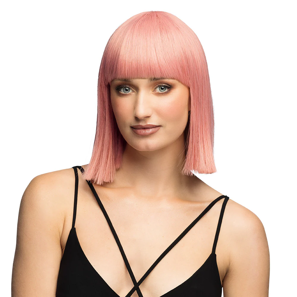 Pruik Djamilla coral pink