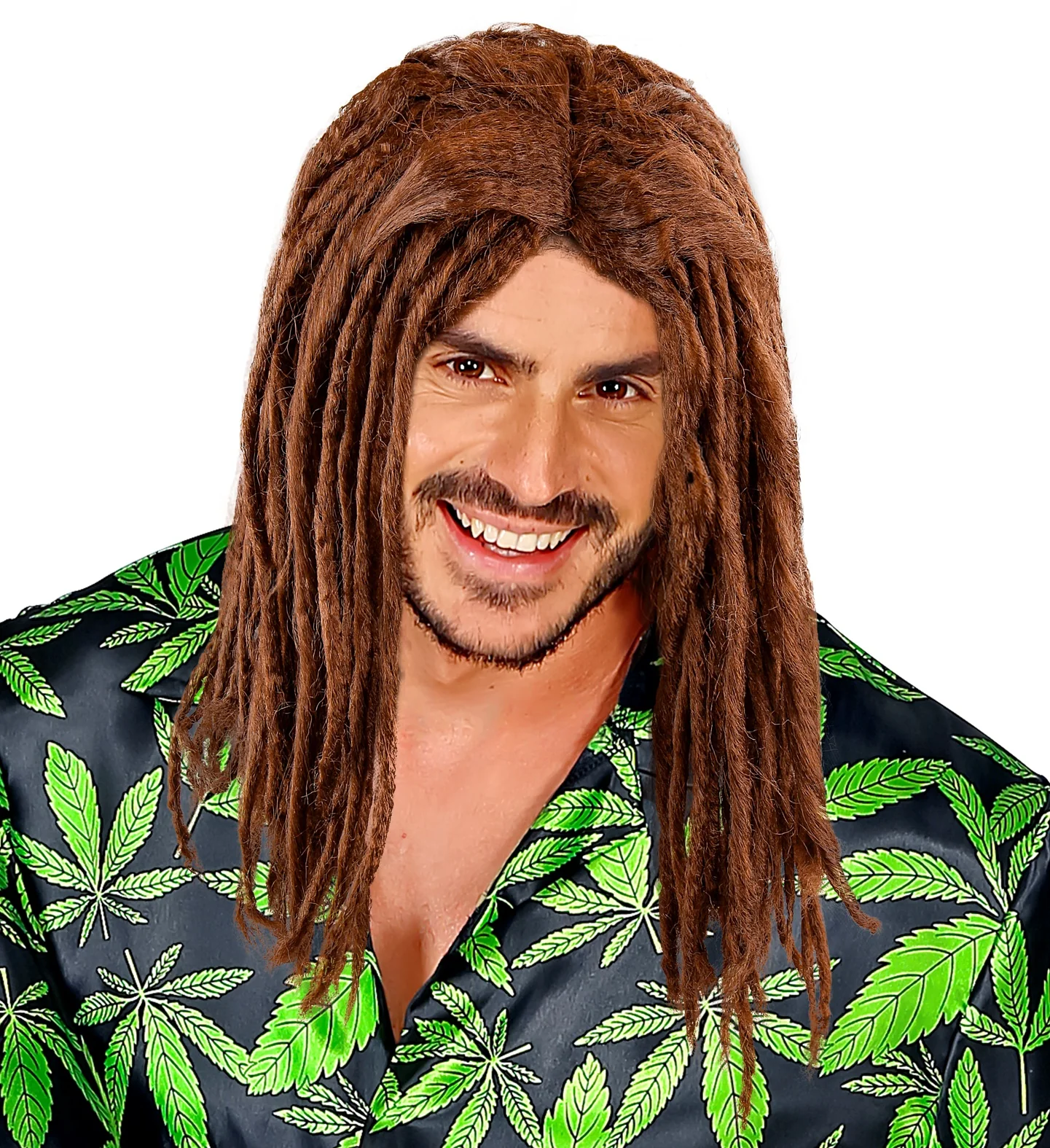 Pruik, Dreadlocks Bruin - Image 3