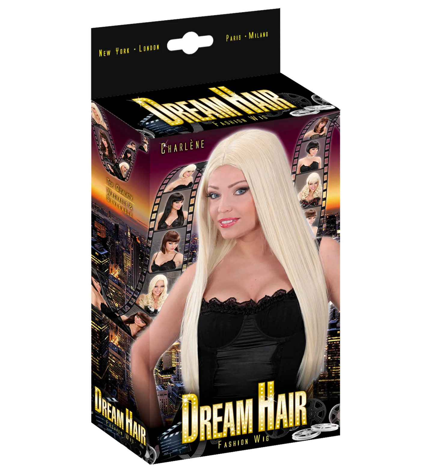 pruik droomhaar charlene blond - Image 3