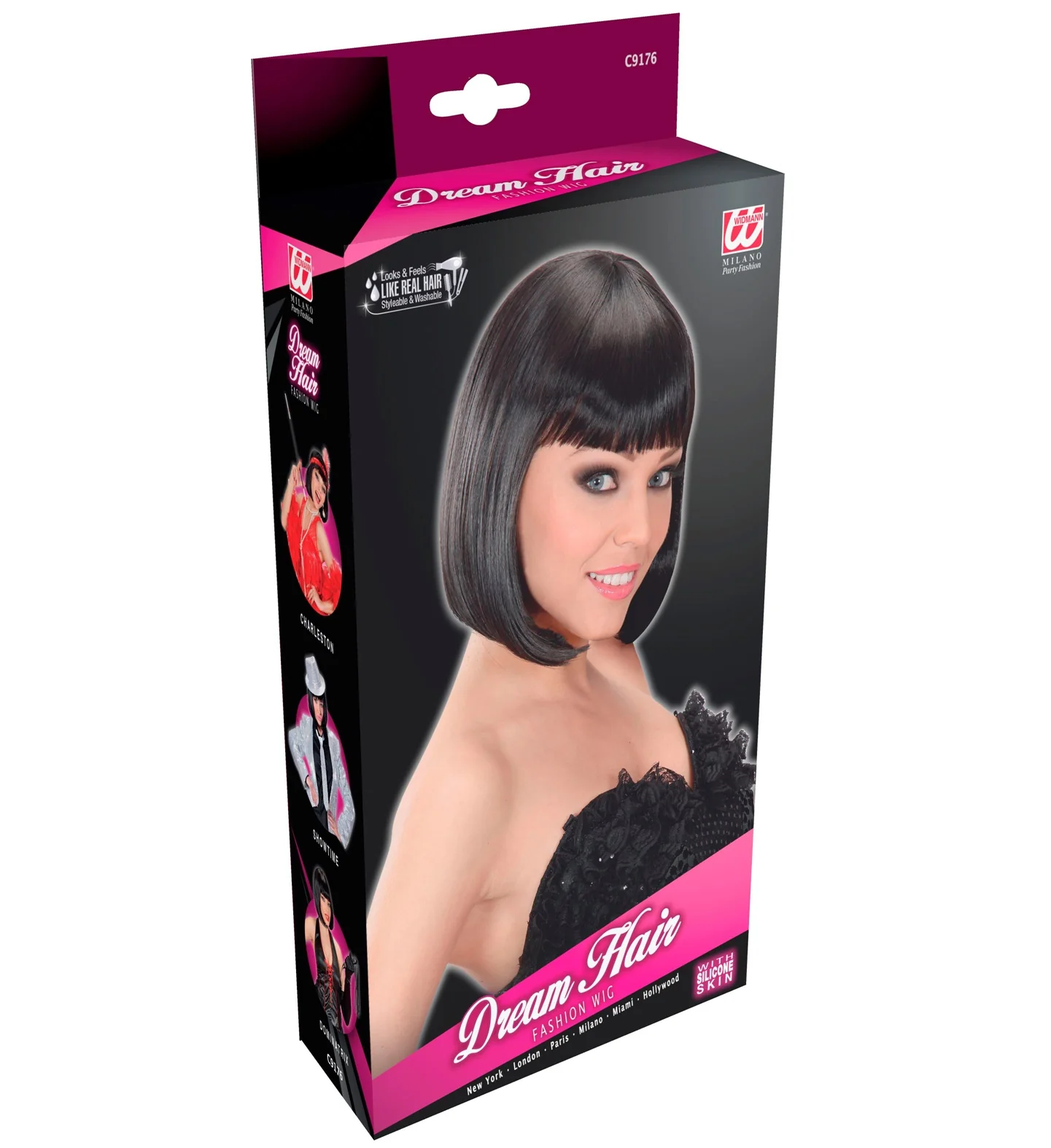 pruik droomhaar jolie zwart - Image 3