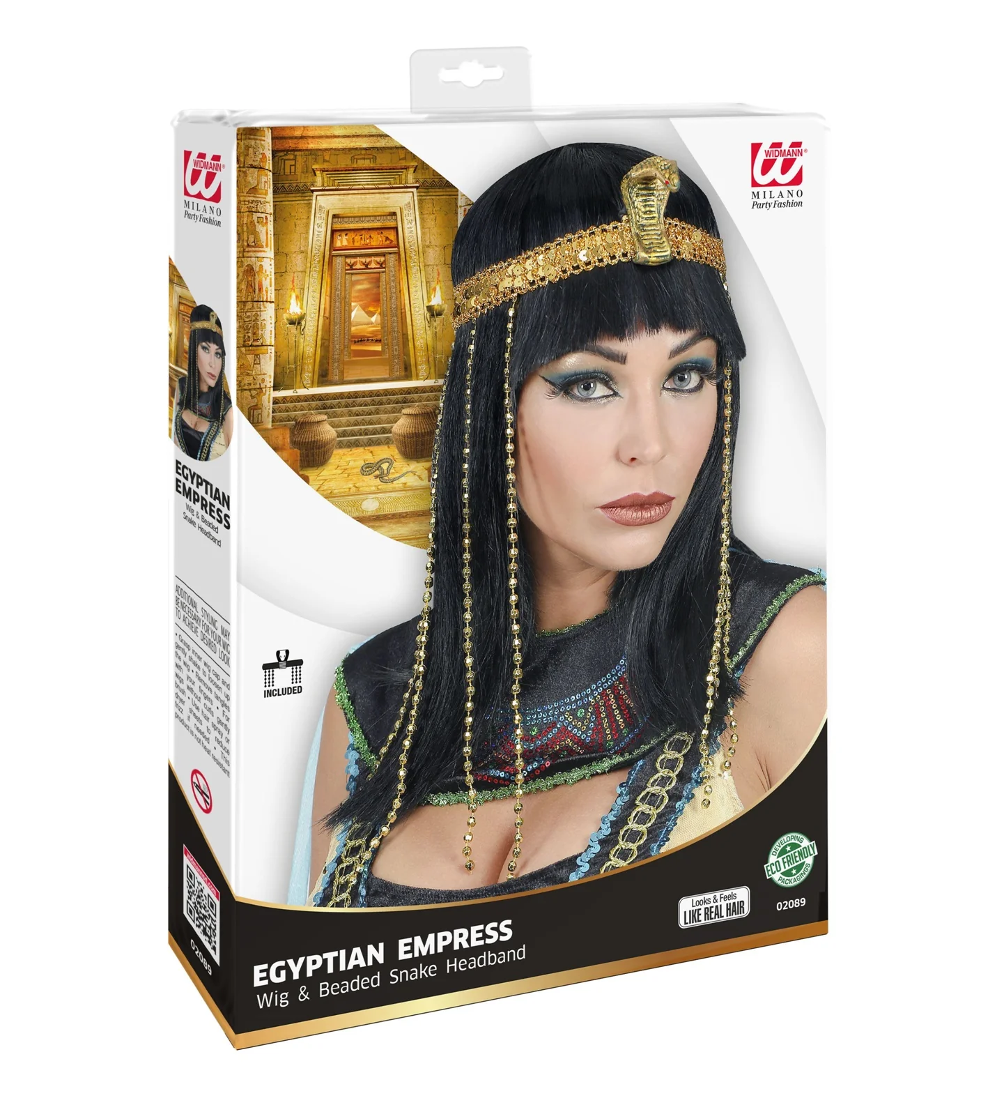 Pruik Egyptische keizerin Victoria dames - Image 3