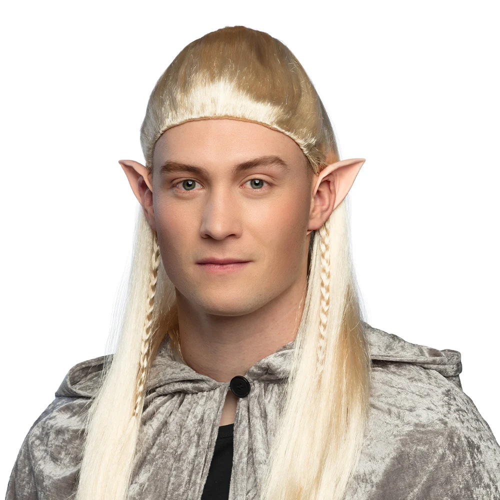 Elfen pruik lang blond - Image 4