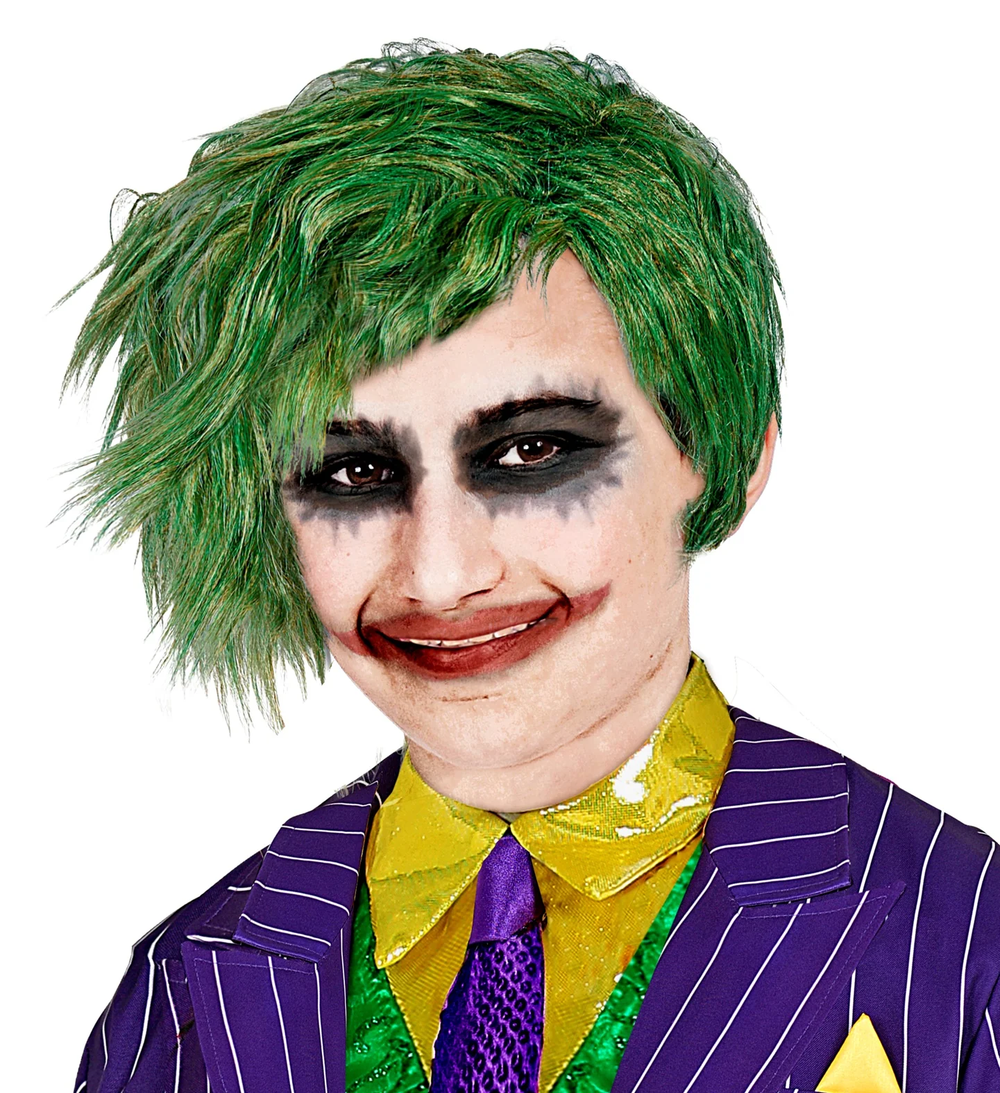Joker pruik groen kind - Image 2