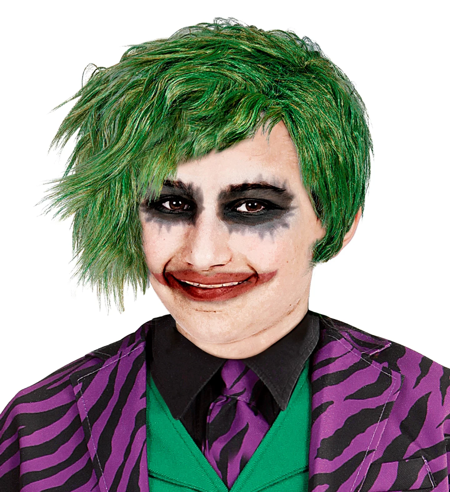 Joker pruik groen kind - Image 3