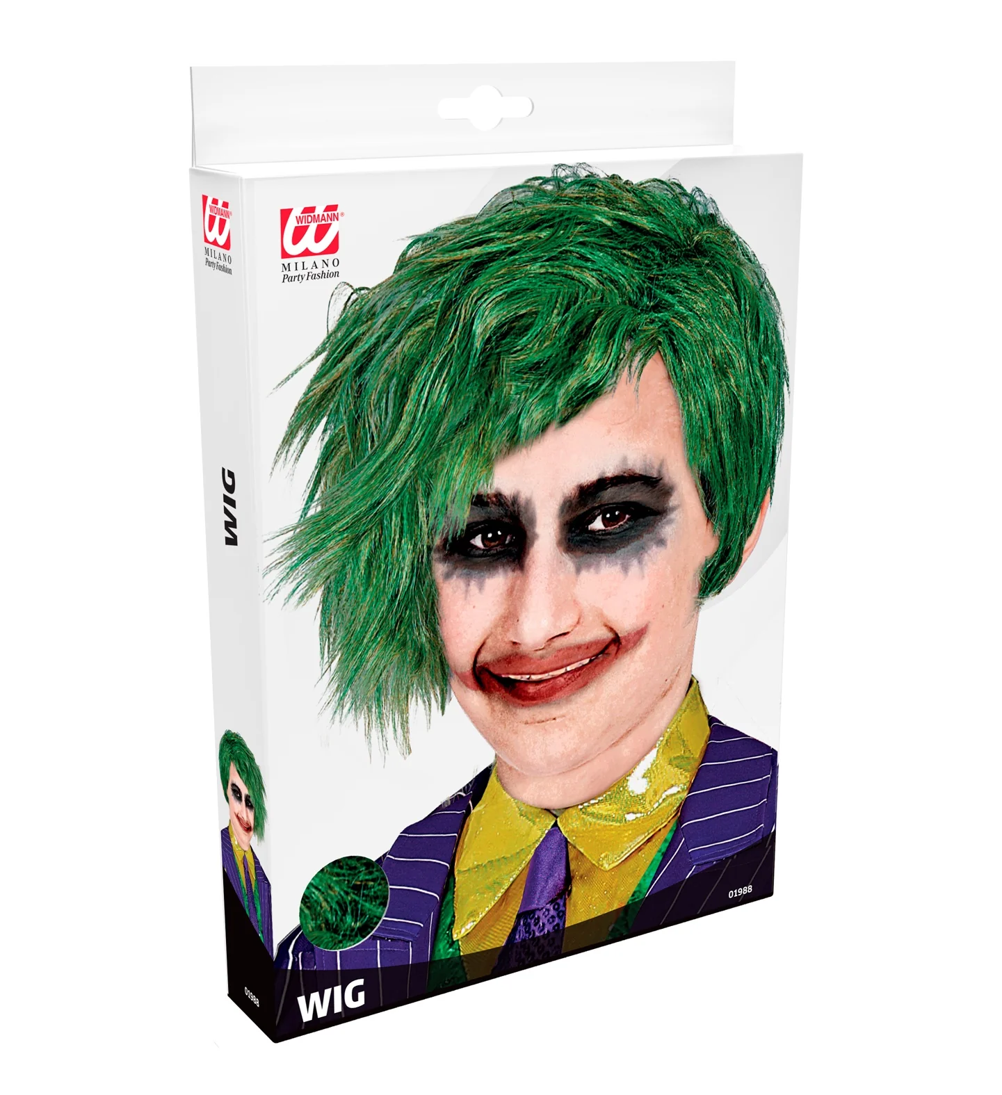 Joker pruik groen kind - Image 4