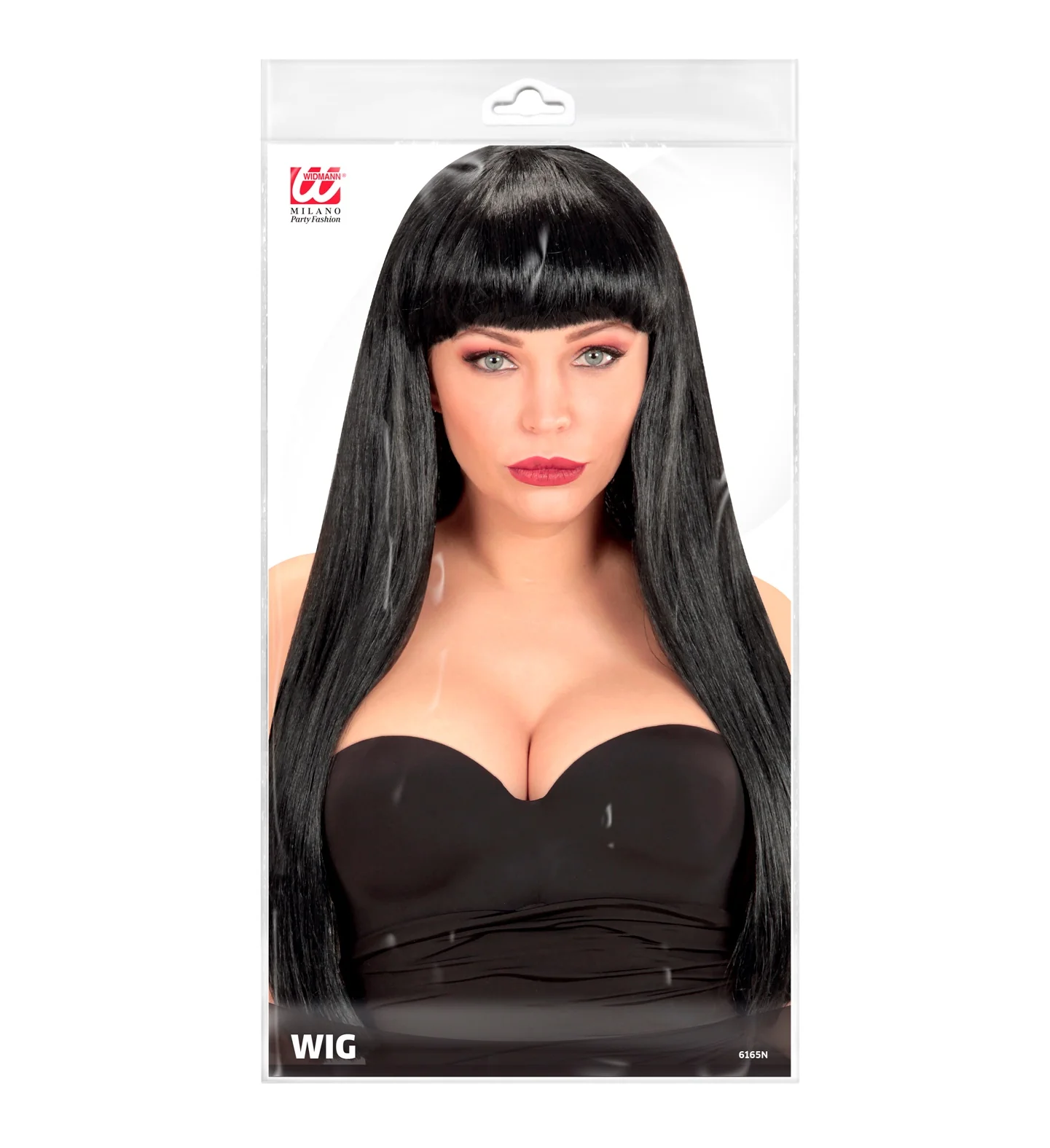 pruik fashion zwart - Image 2
