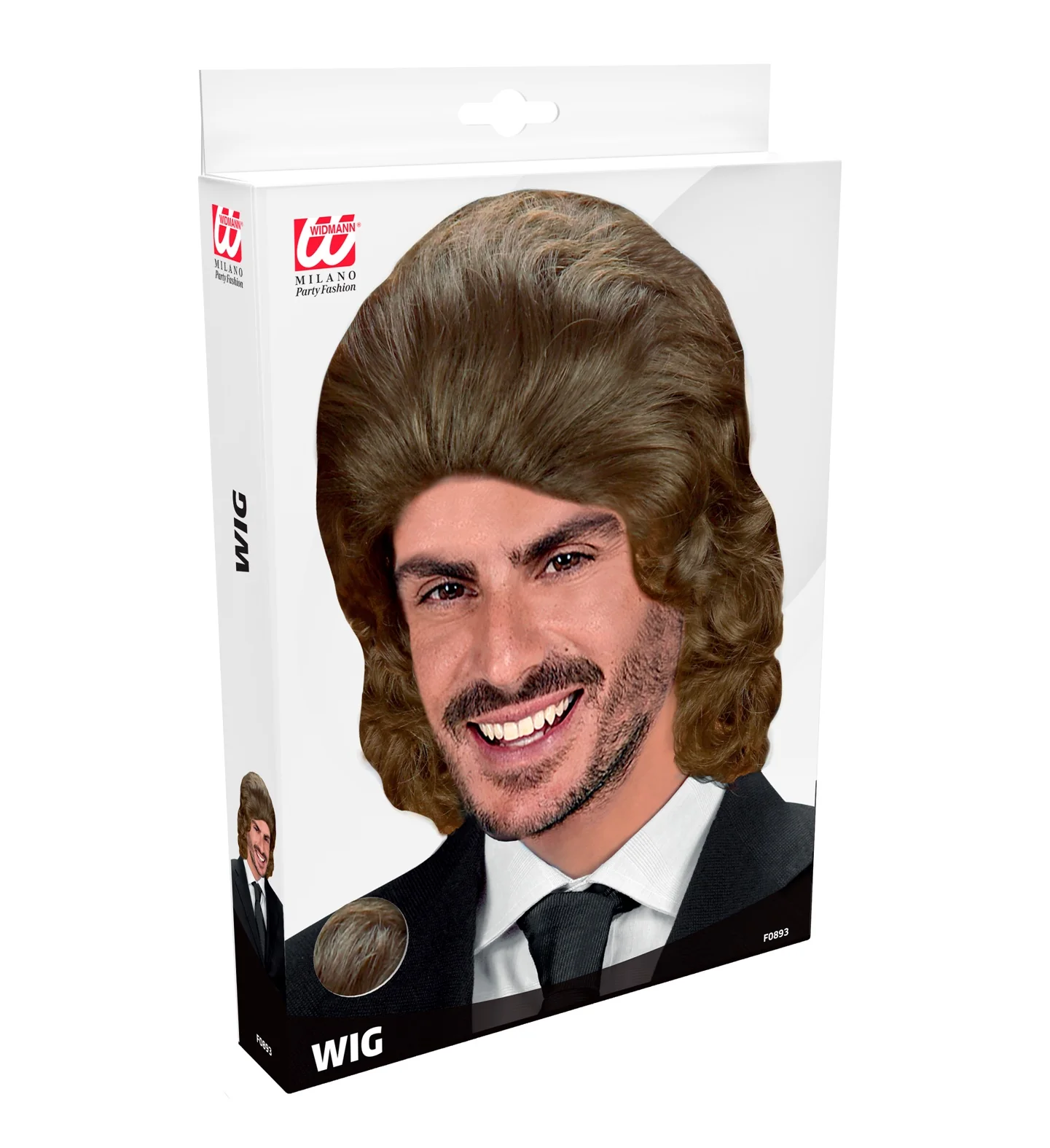 pruik frankie bruin in doos - Image 3