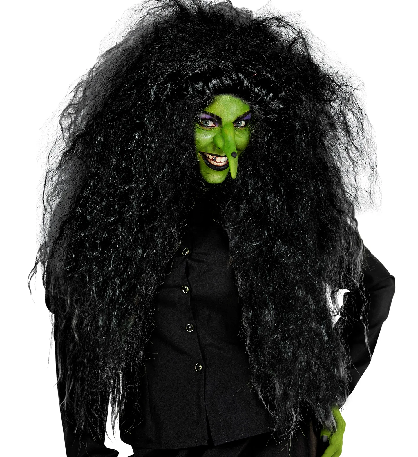 Rockster pruik zwart dames - Image 4