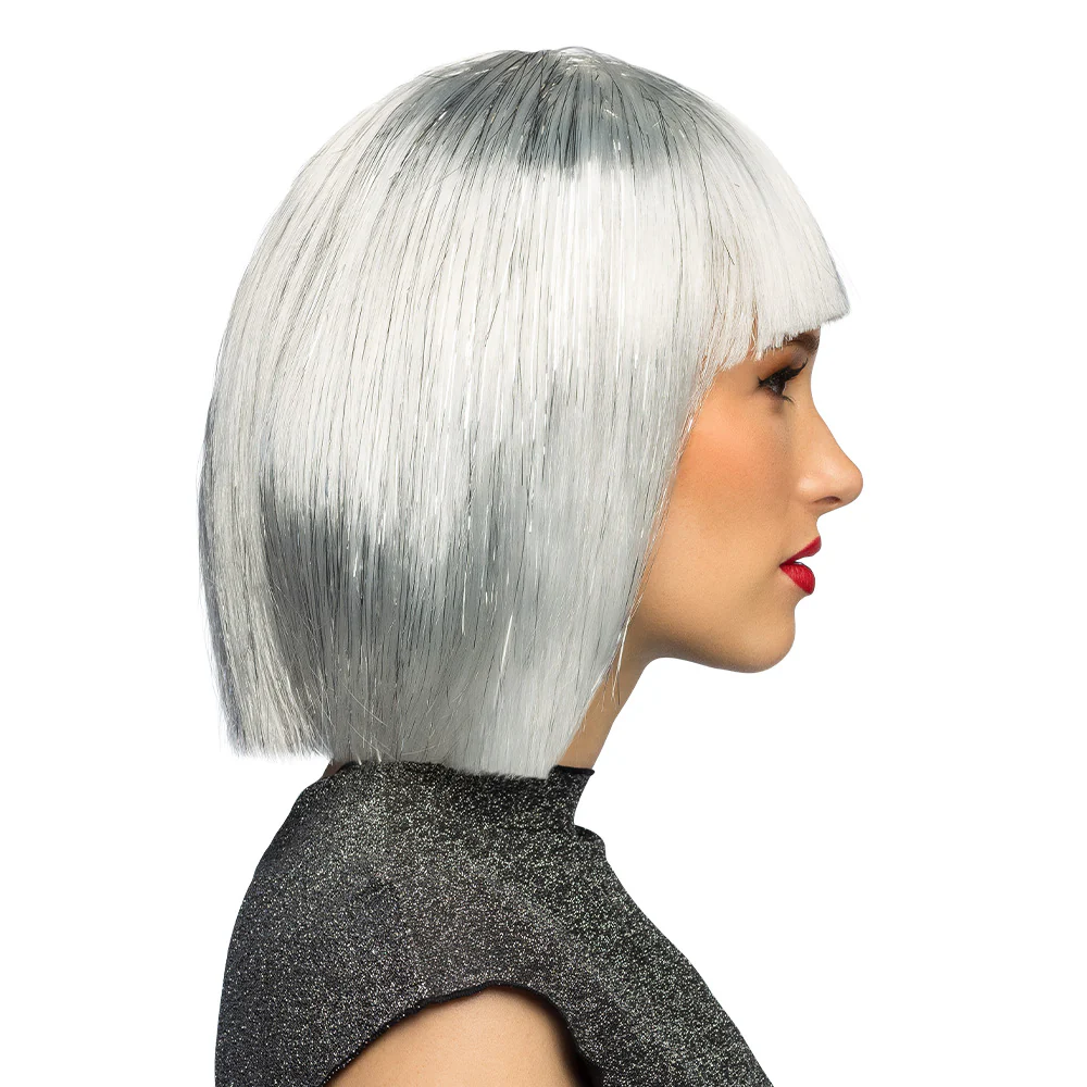 Sia pruik Gigi glamour boblijn zilver grijs - Image 2