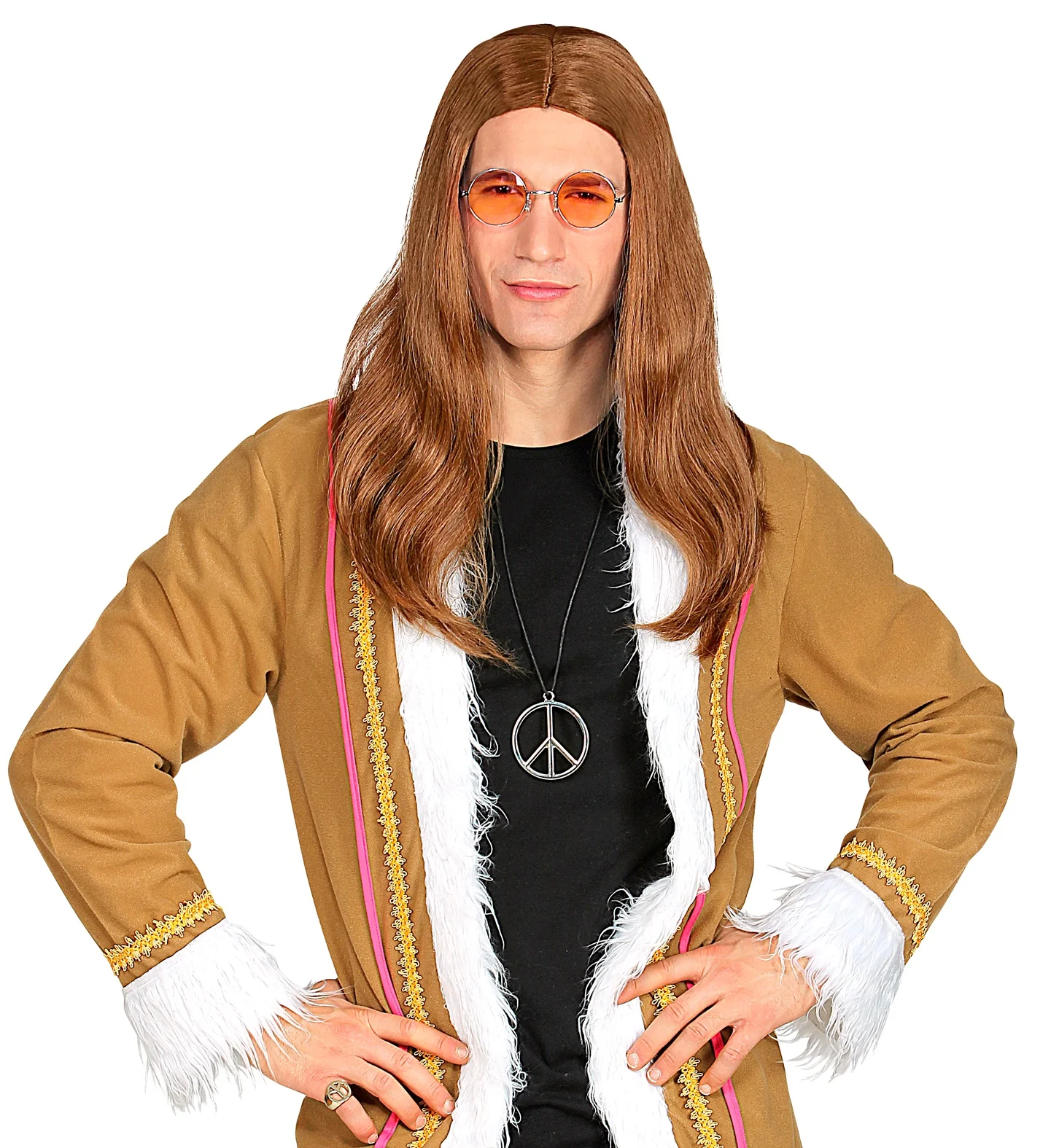 Hippie pruik Groovy dude - Image 4