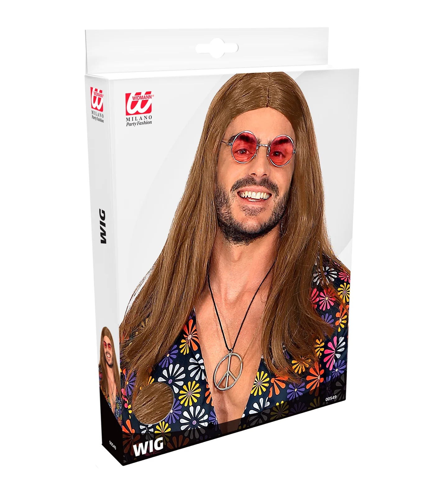 Hippie pruik Groovy dude - Image 5