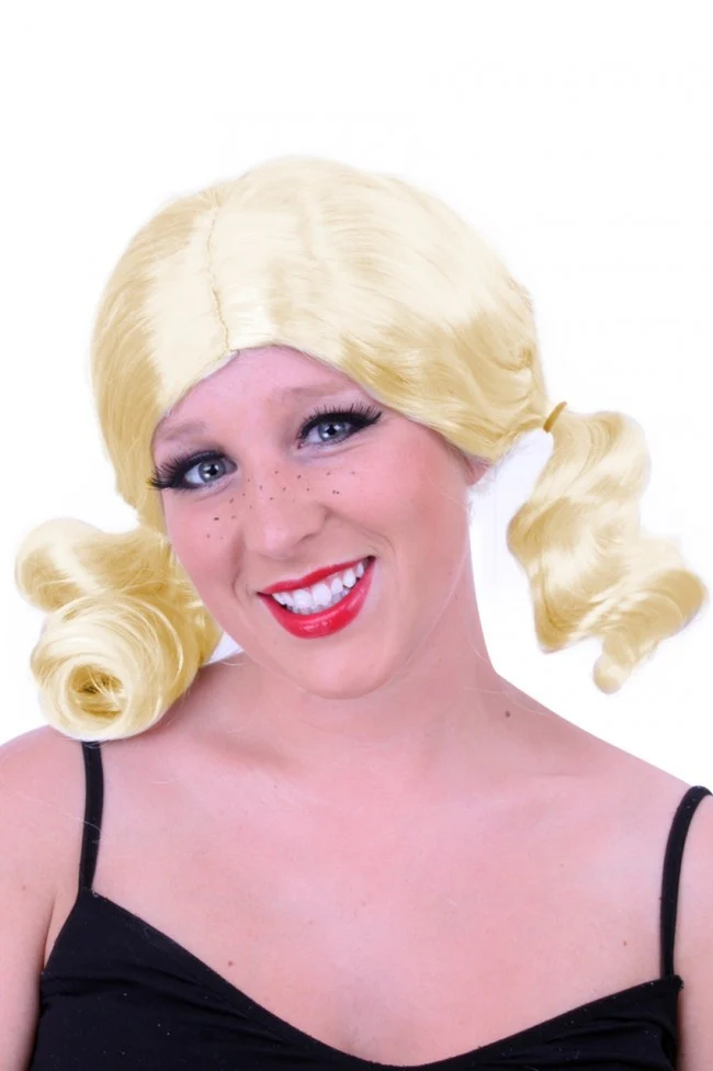 Pruik Hedwig blond