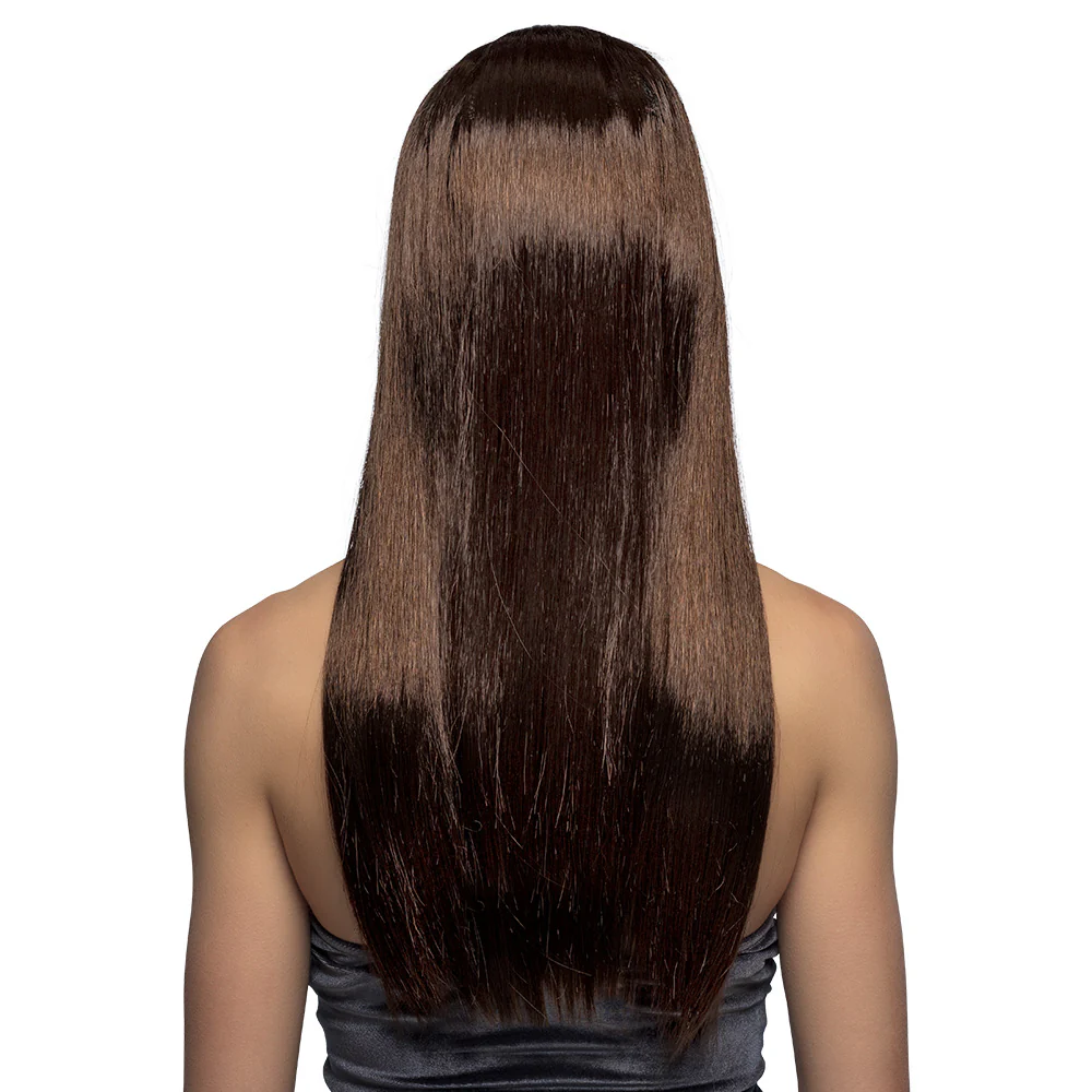Pruik lang haar bruin stijl - Image 3