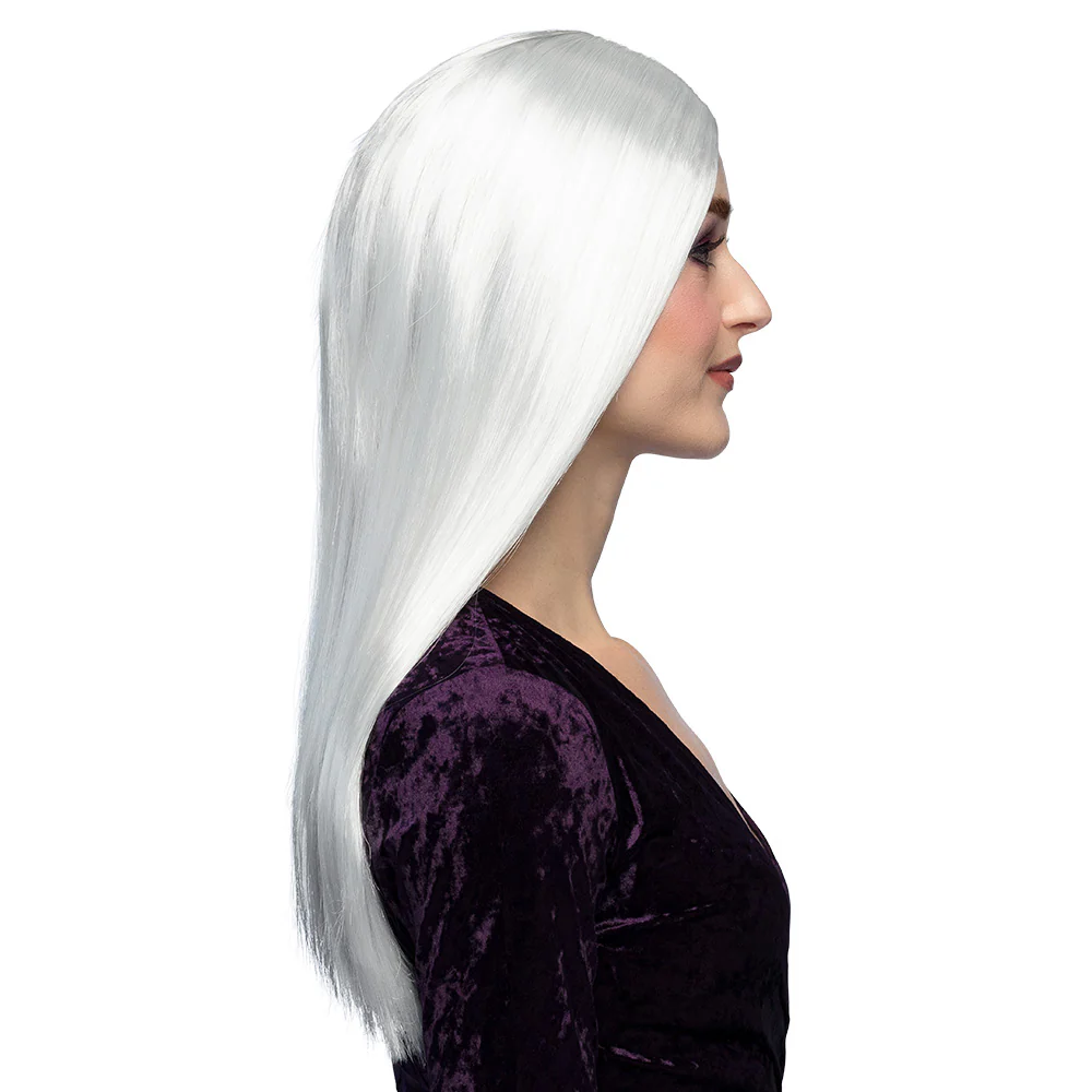 Pruik lang haar wit Heks - Image 2