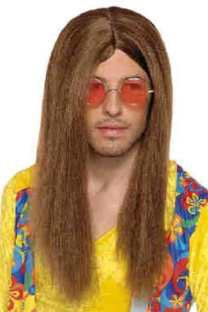 Pruik hippy John