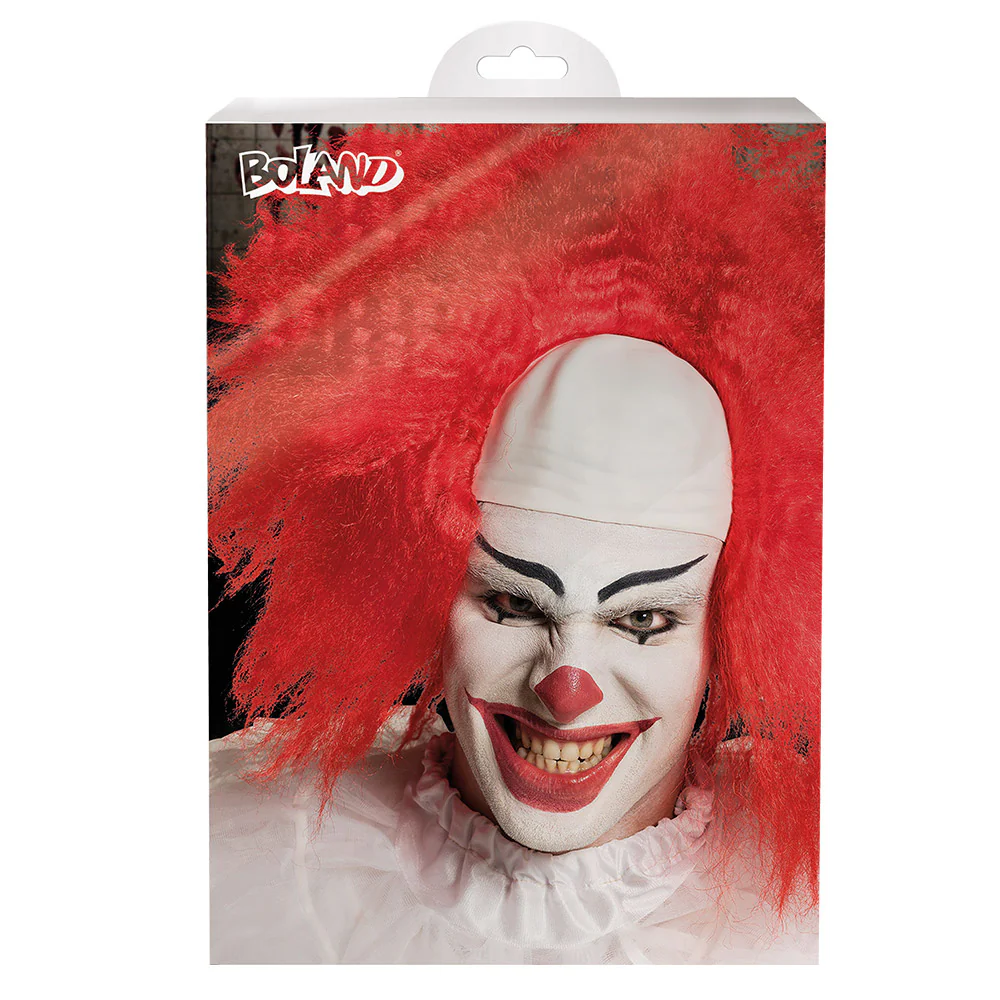 Pruik Horror clown rode haren - Image 3