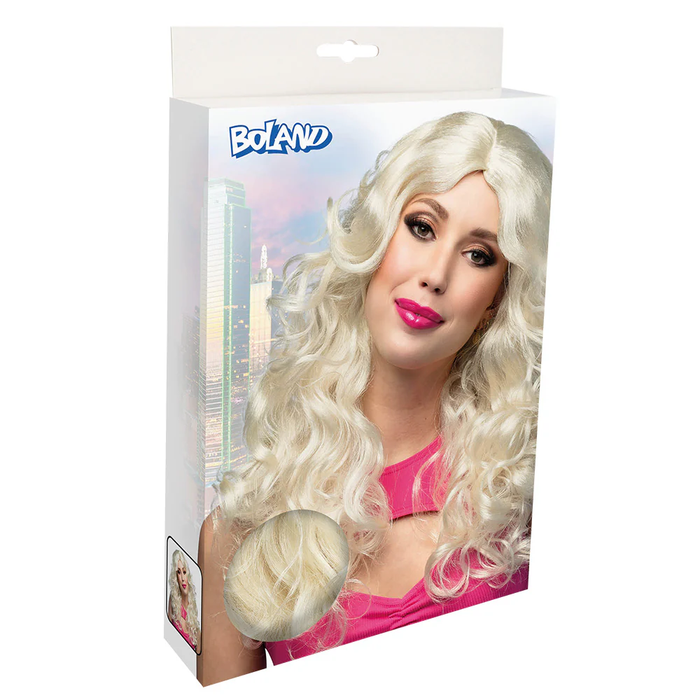 Pruik Jody blonde krul - Image 4