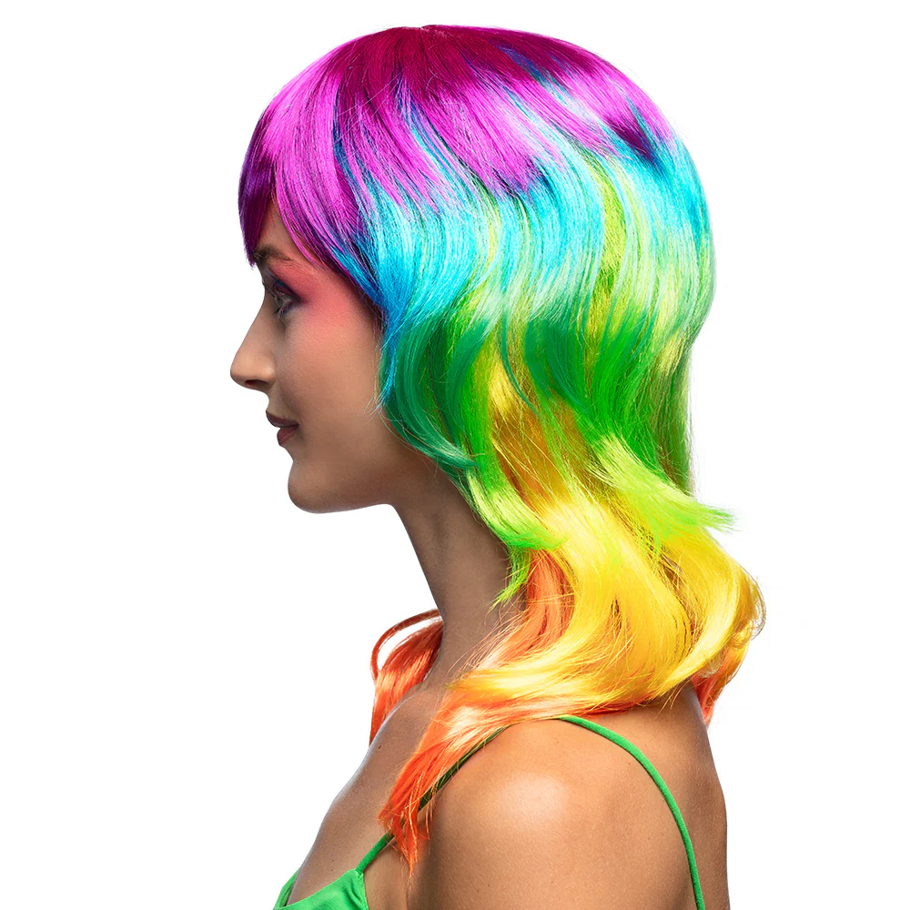 Pruik Kandy regenboog - Image 2