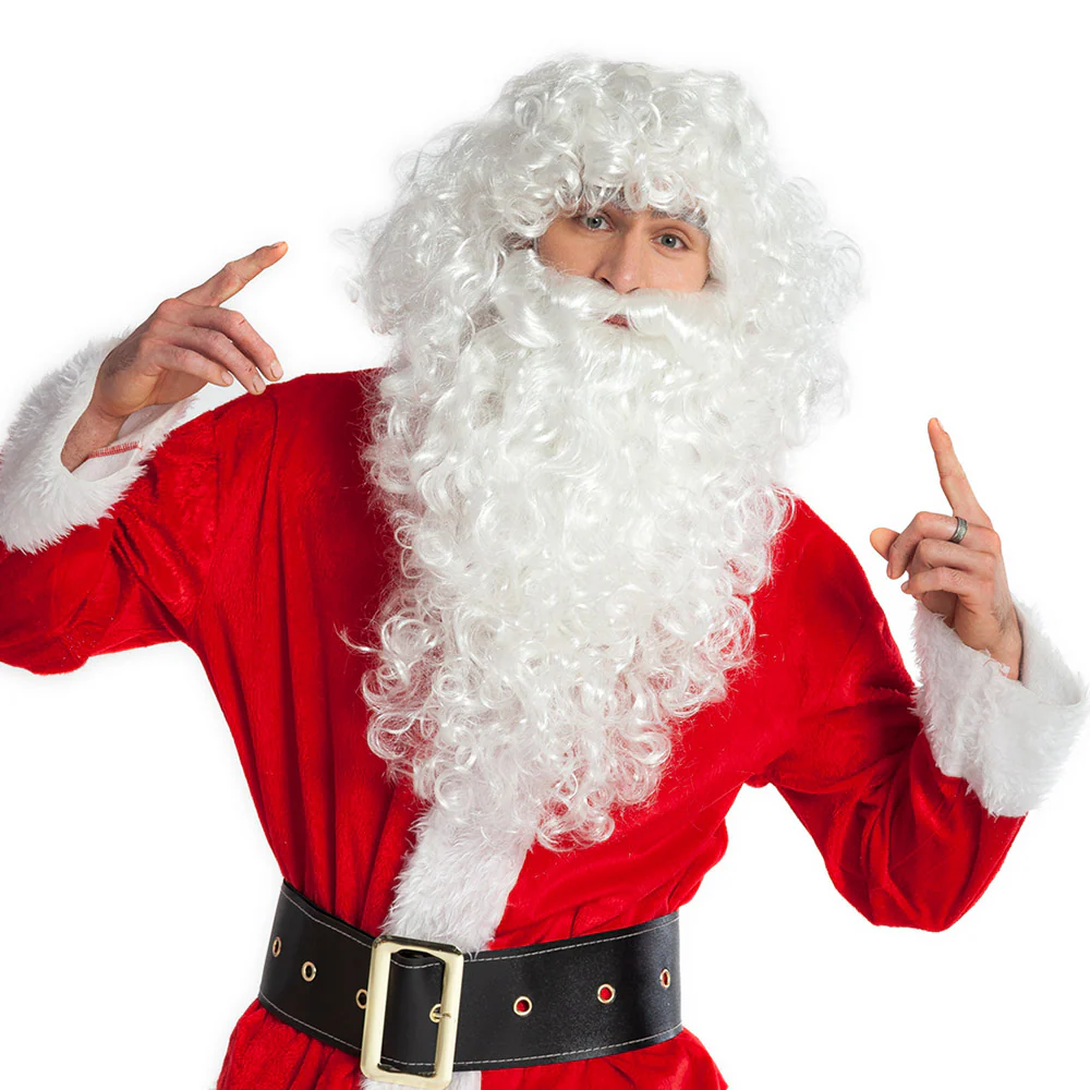 Pruik Kerstman met lange baard - Image 4