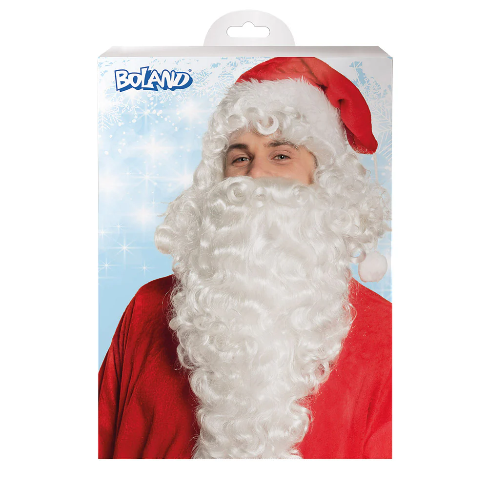 Pruik Kerstman met lange baard - Image 5