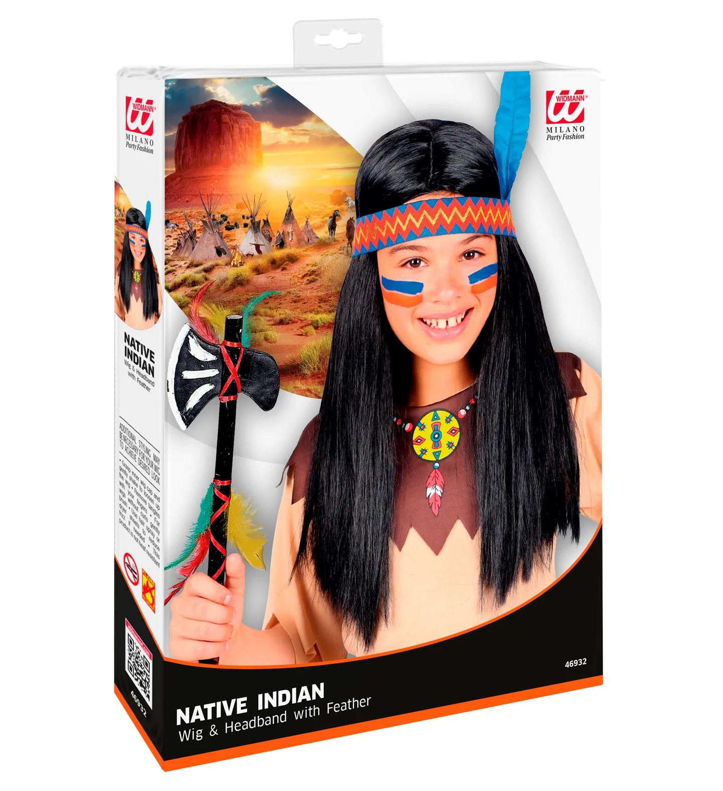 Pruik indiaan voor kinderen - Image 3