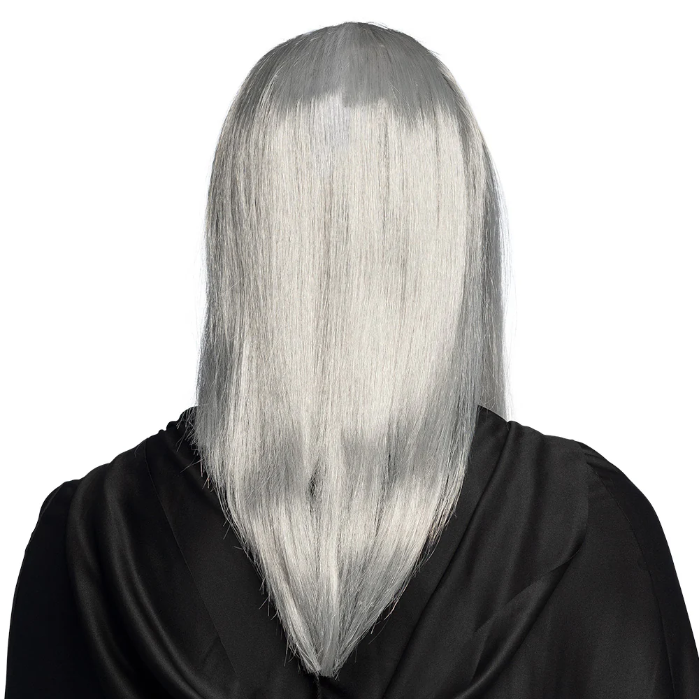 Tovenaar pruik Magier met baard grijs - Image 3