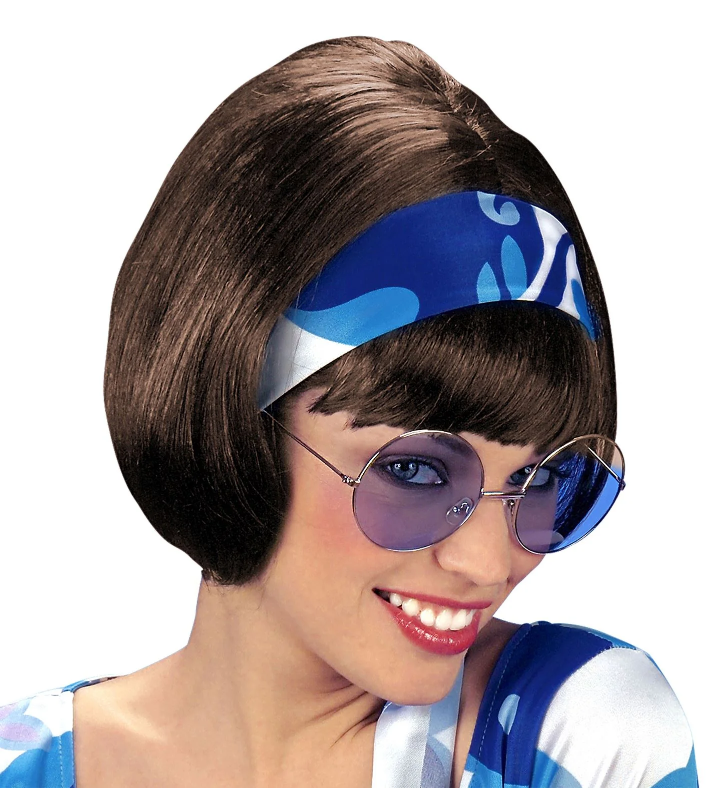 pruik party girl 70s bruin - Image 2