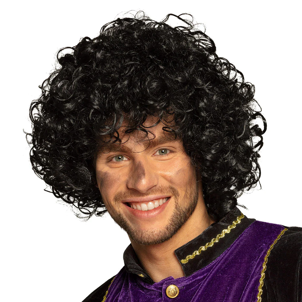 Pruik Piet krullen
