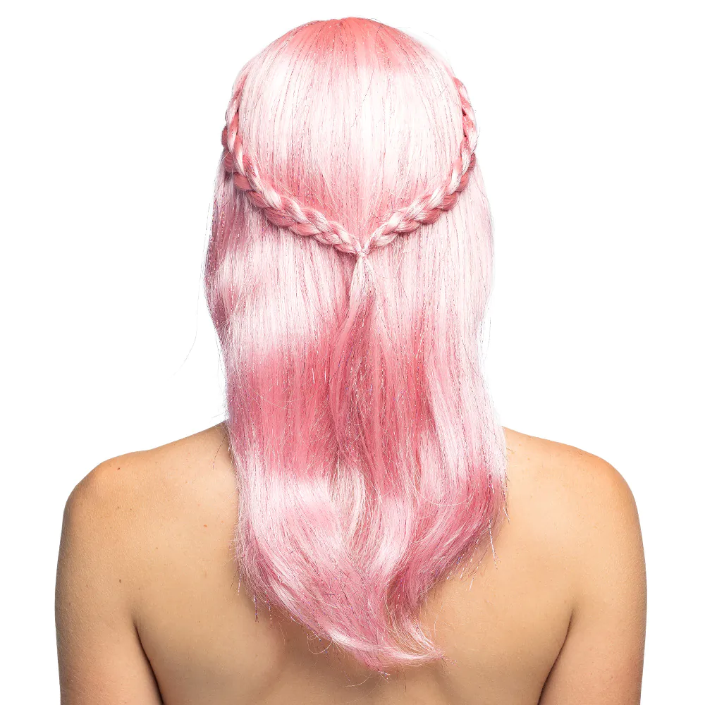 Pruik Pink sweety - Image 2