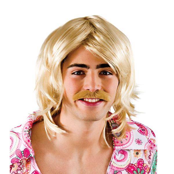 Pruik popster Guy met snor