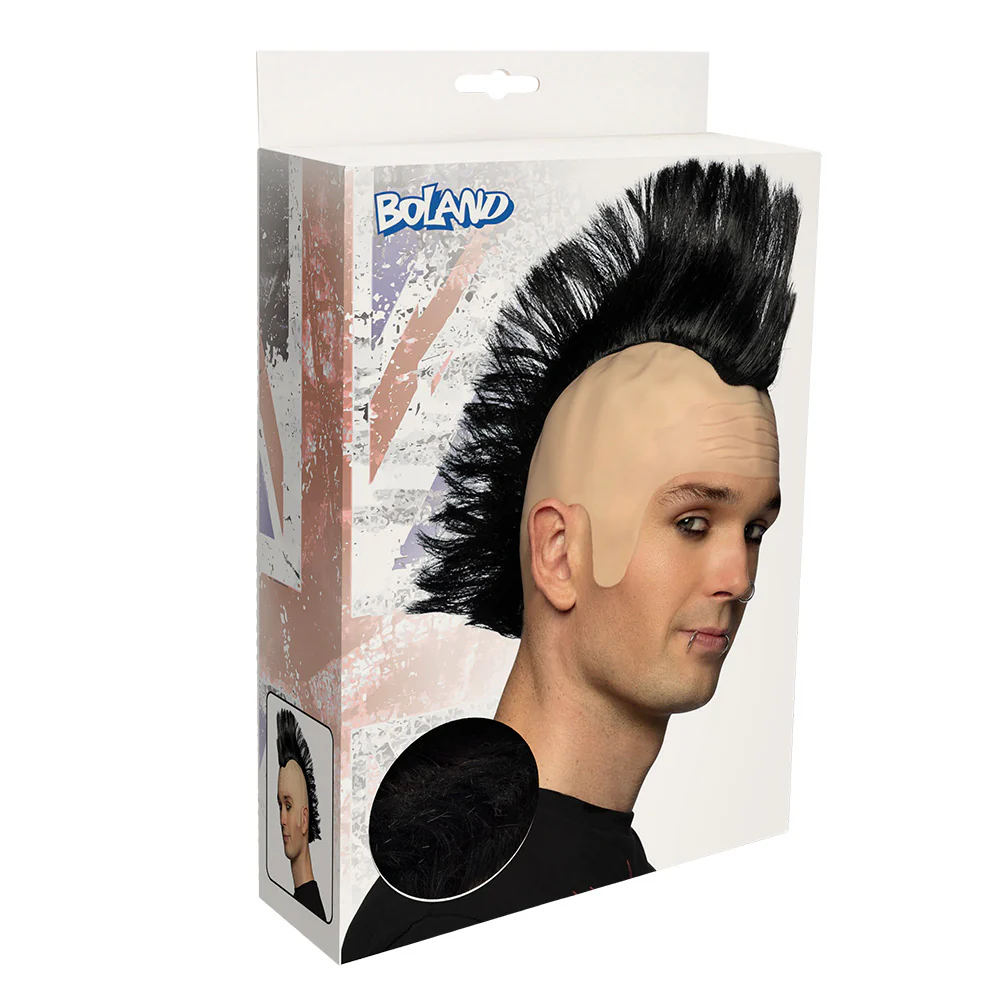 Pruik Punk hanekam nep - Image 4
