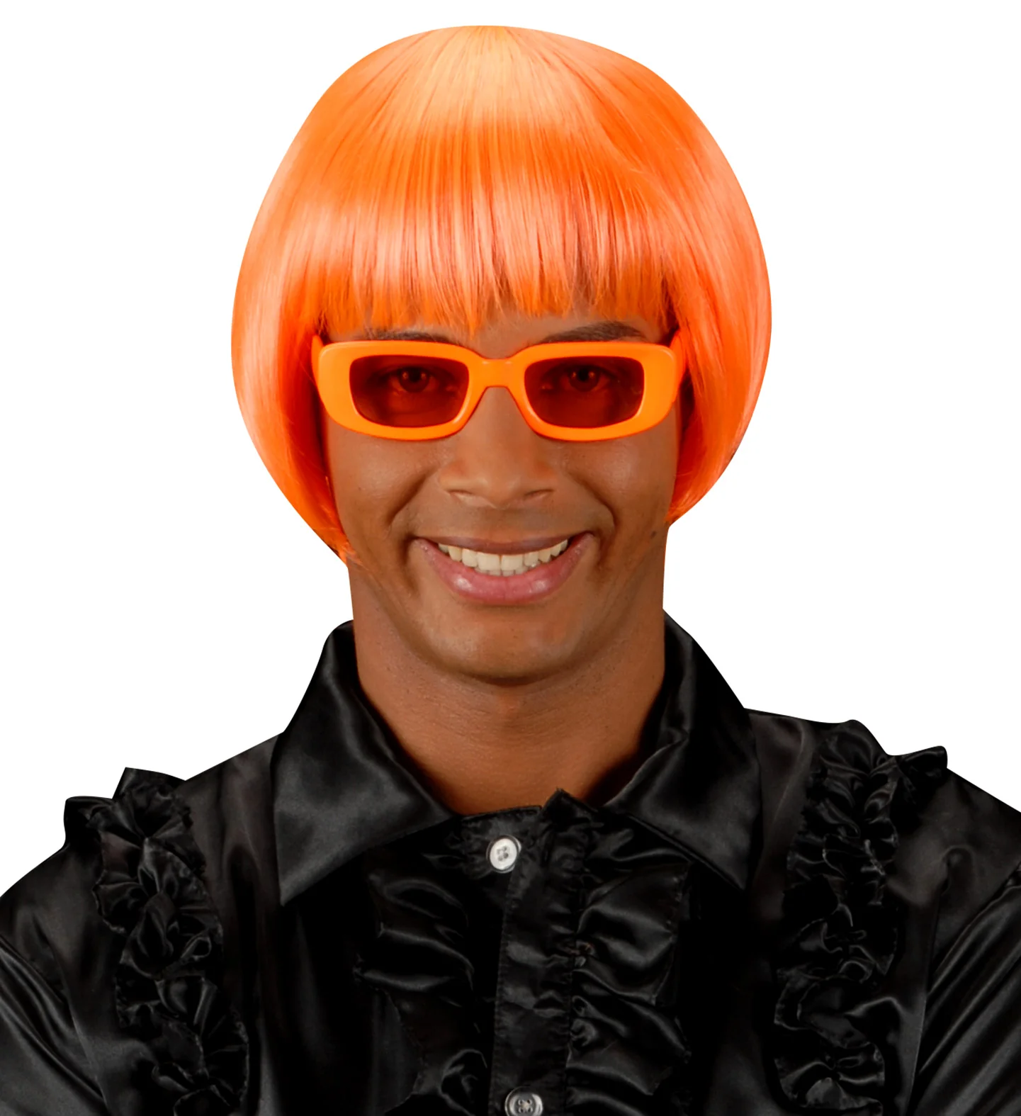 pruik rave neon oranje - Image 2