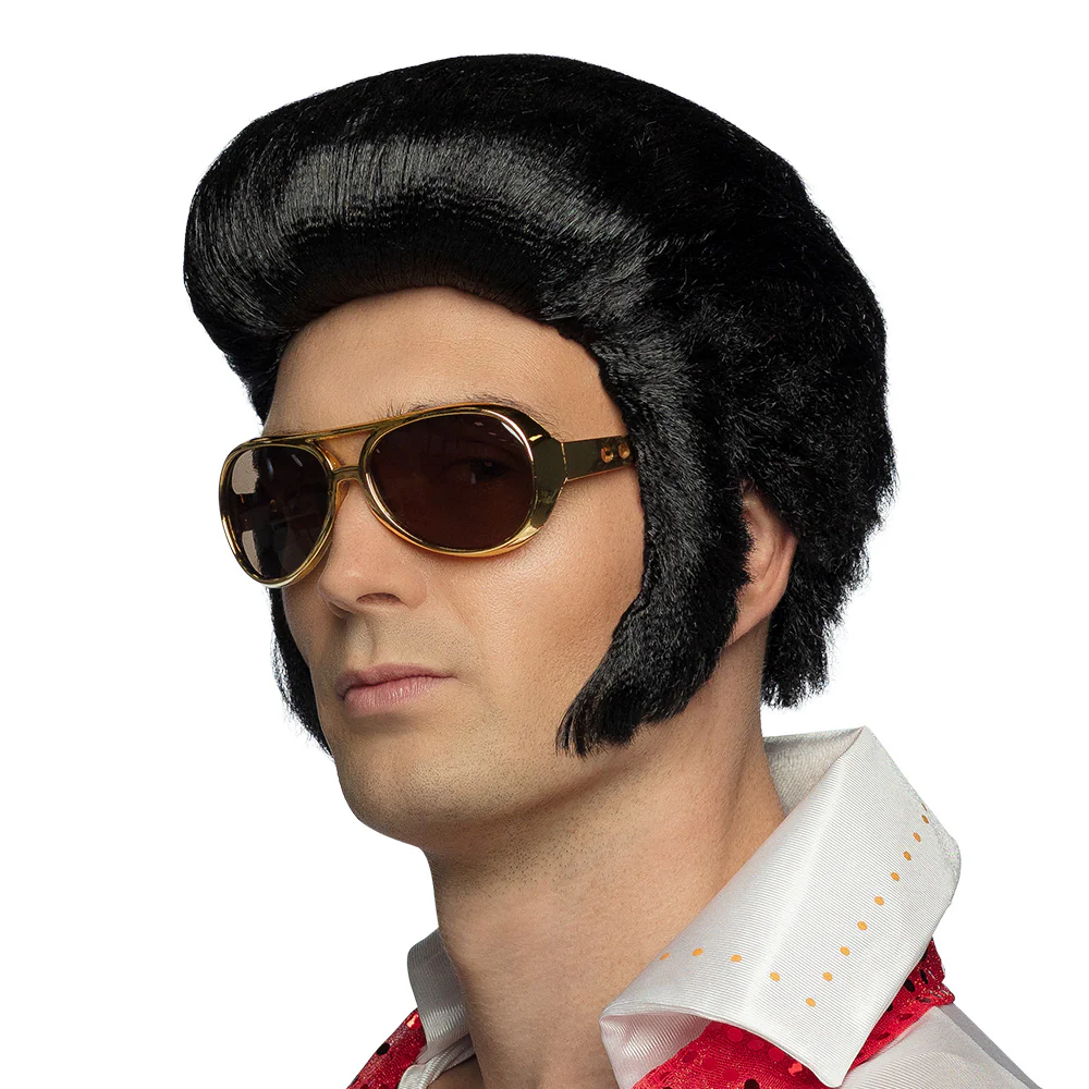 Elvis Pres pruik Rock 'n Roll de luxe