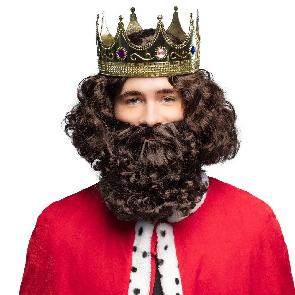 Koning pruik Royal King - Image 2
