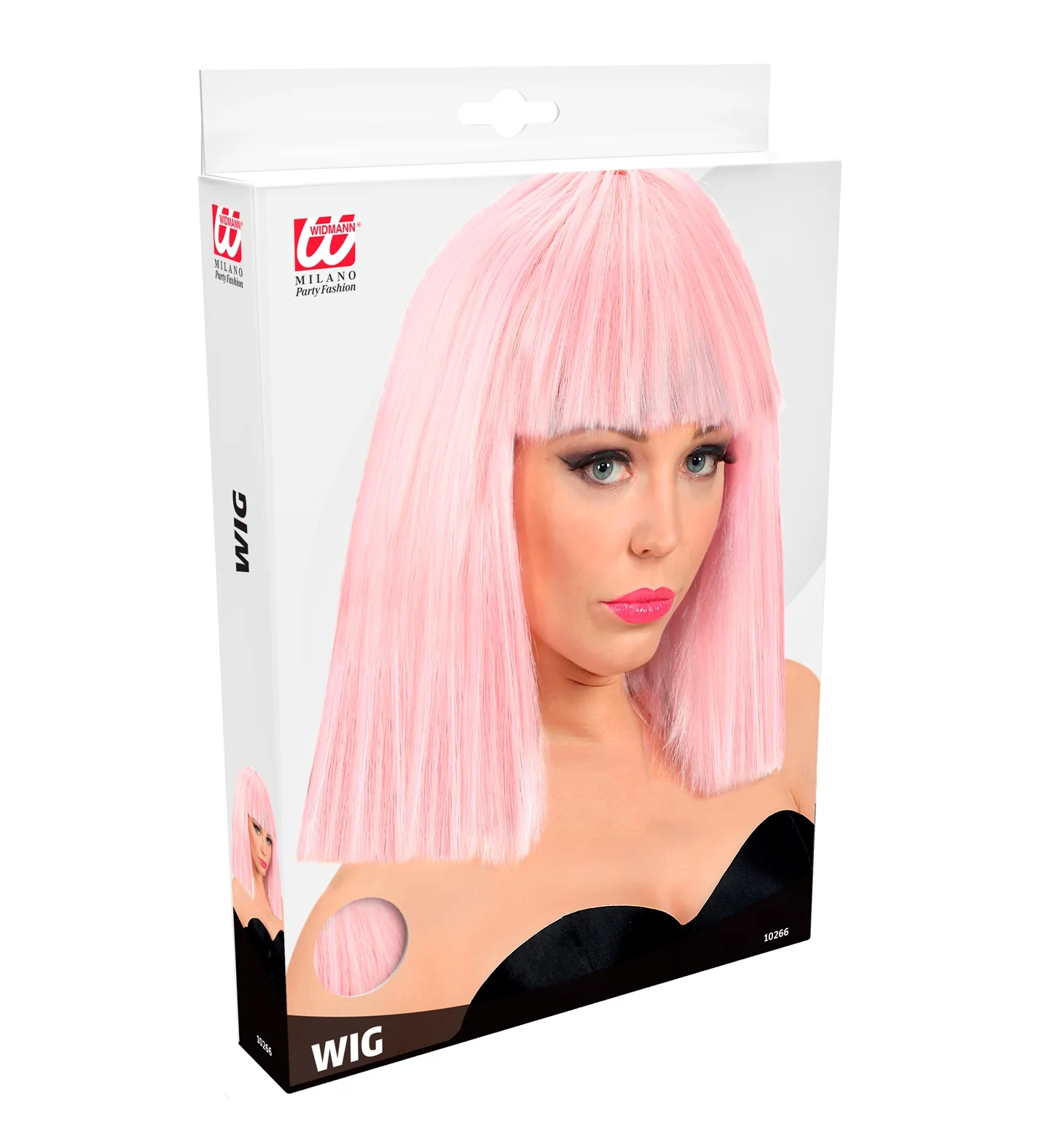 Roze pruik showgirl - Image 2