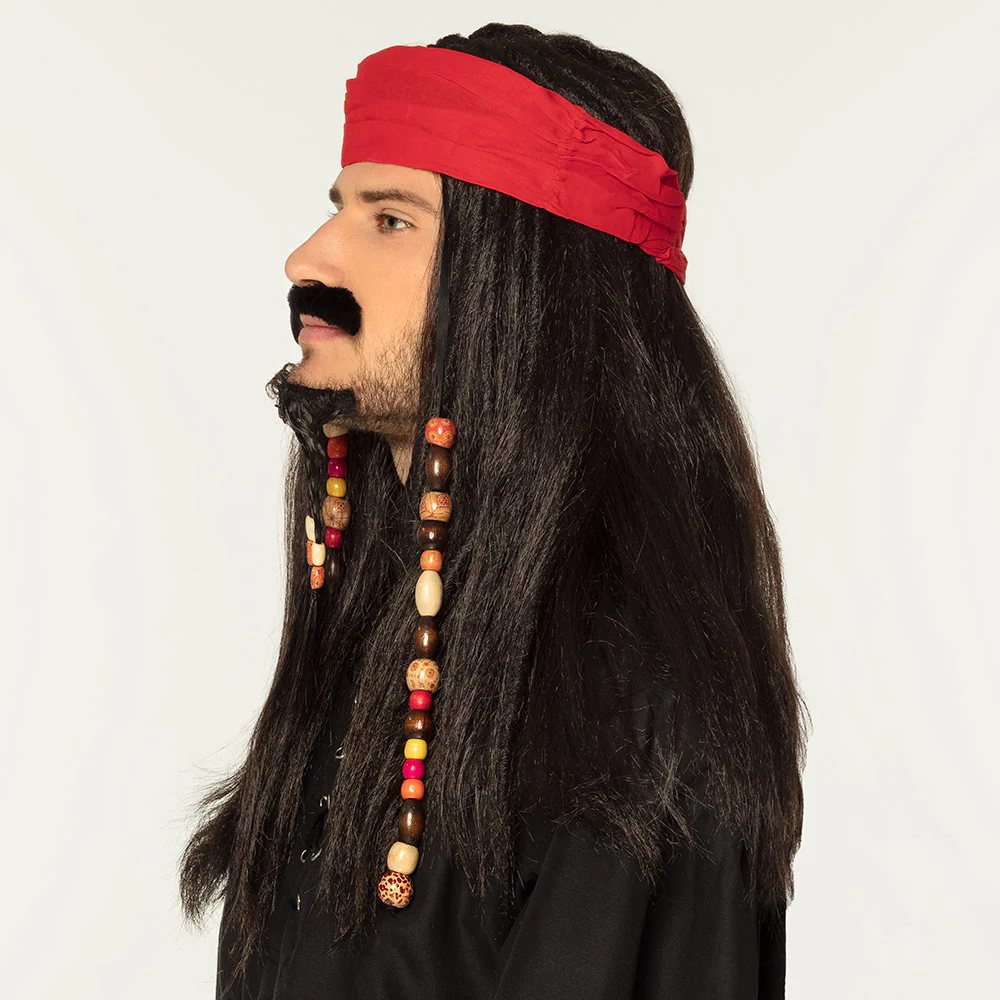 Piraten pruik Pirates of the Carib Jack Sparr - Image 3