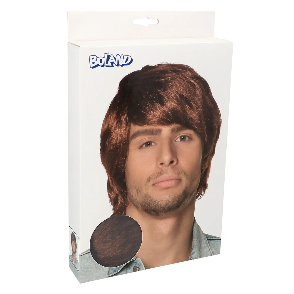 Pruik Tyler bruin - Image 2